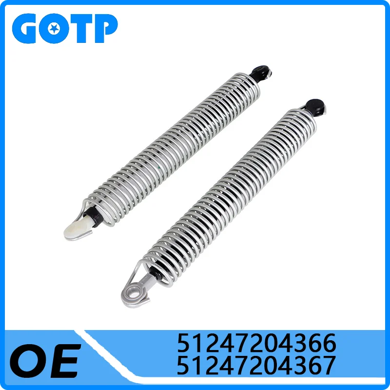 

GOTP Brand Rear Trunk Cover Left Rright Return Lever Spring Set #51247204366 51247204367 For BMW 5 Series F10 M5 550i 530i 523i