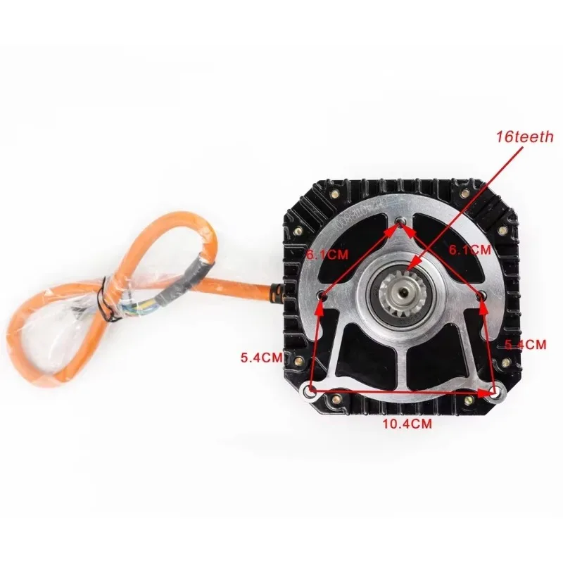 24V 500W 650W human-powered tricycle electric booster brushless motor conversion kit controller gear disc