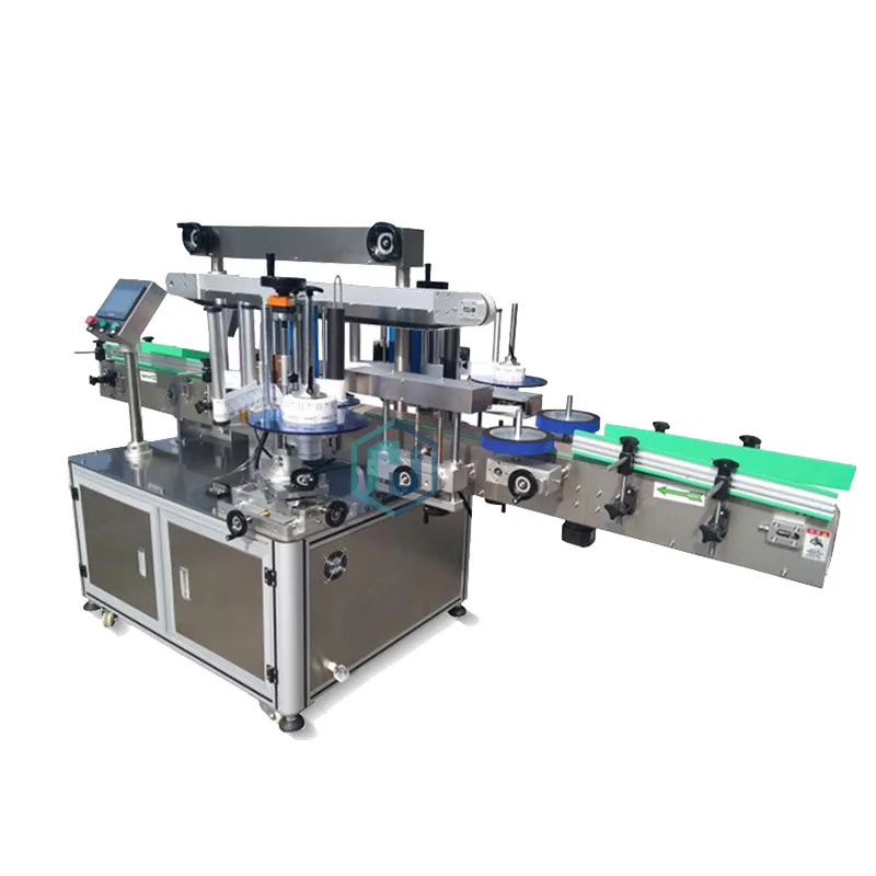 

Automatic double-sided labeling hine, square bottle flat bottle double-sided labeling hine, daily chemical products laundr