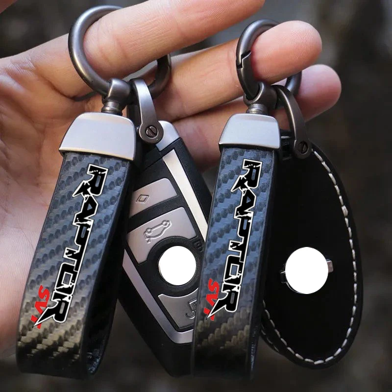 Car Key Chain Holder Keyrings Lanyard Leather Keyring Keychains Car Keychain  Accessries for Ford Raptor Svt Svi