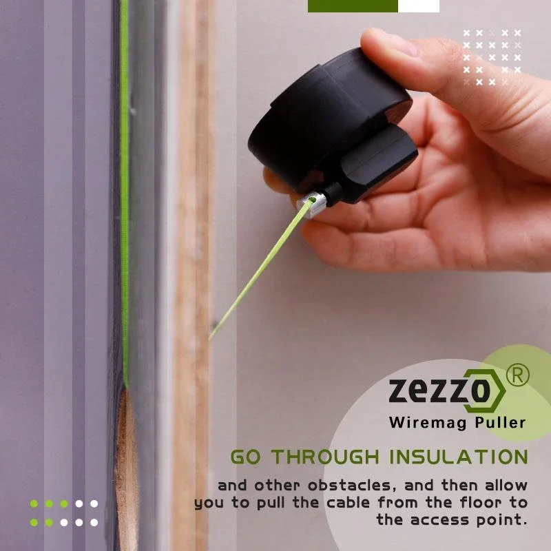 6M Cable Through Aiding Tools Zezzo WireMag Puller Magnetic Threader Snap Wire Guider Cable Puller for Wiring In Stock