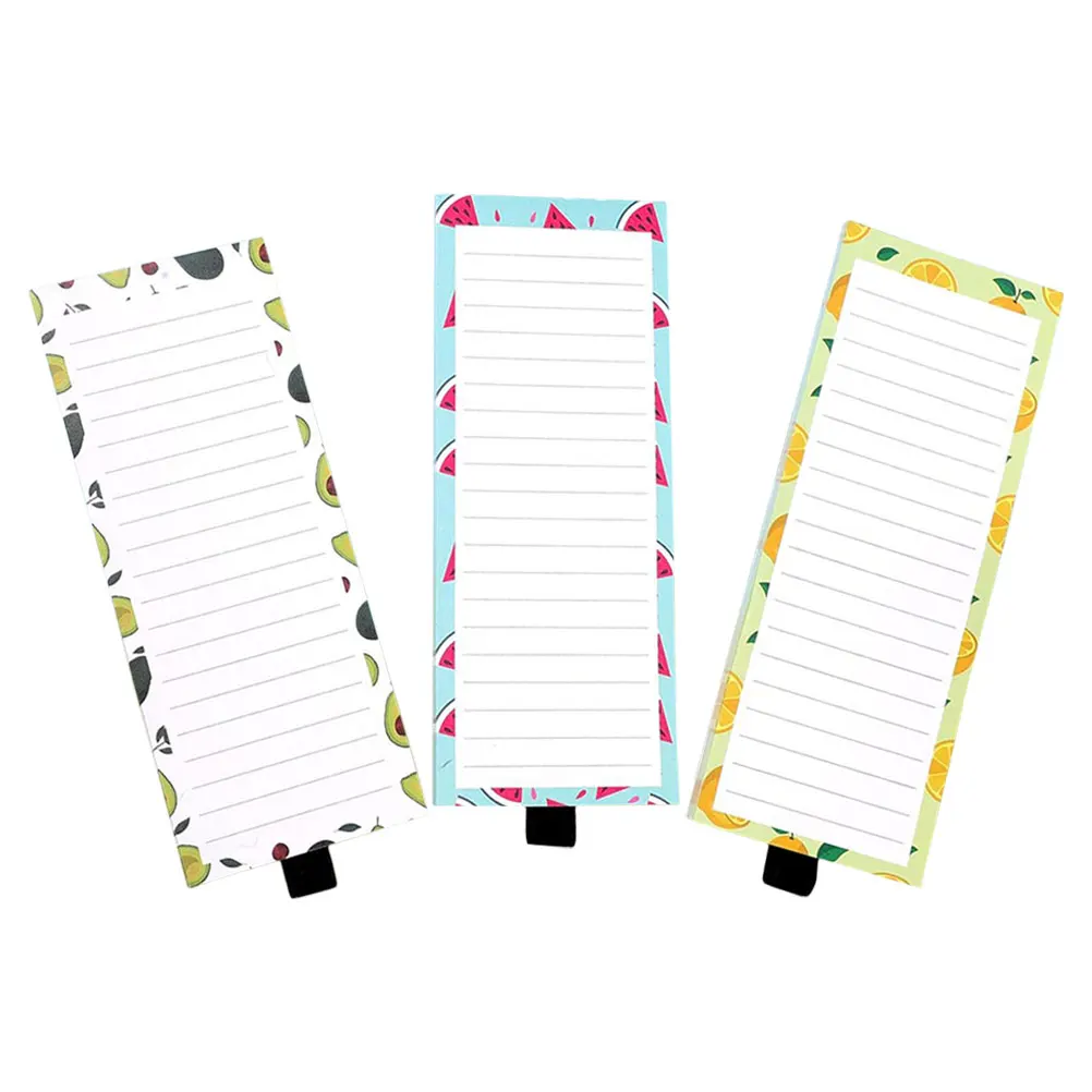

Notepad for Fridge Grocery List Pad 50 Sheets Full Backing Practical Note Pad for Refrigerator