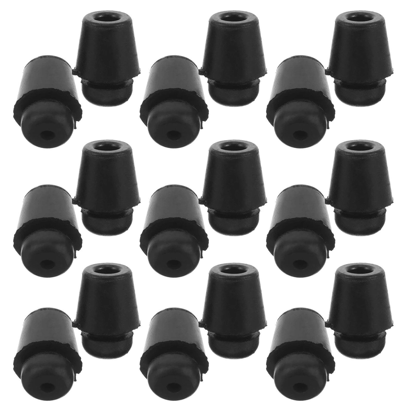 

20 Pcs Shock Absorbing Rubber Pier Car Door Protector Edge Guards Accessories Damping Trim Bumpers Stop Closing Buffer Anti Pad