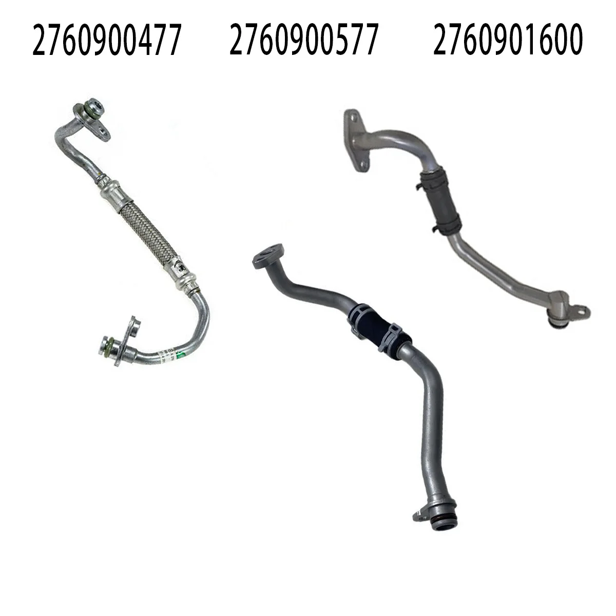 2760900477 Turbo Oil Line Right Side For Mercedes-Benz C43 E43 GLC43 GLE43 M276 3.0L V6 2015-2023 Oil Feed Tube Auto Parts