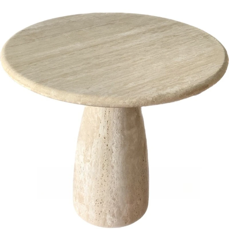 

Huangdong stone stone slab coffee table, travertine dining table, TV cabinet