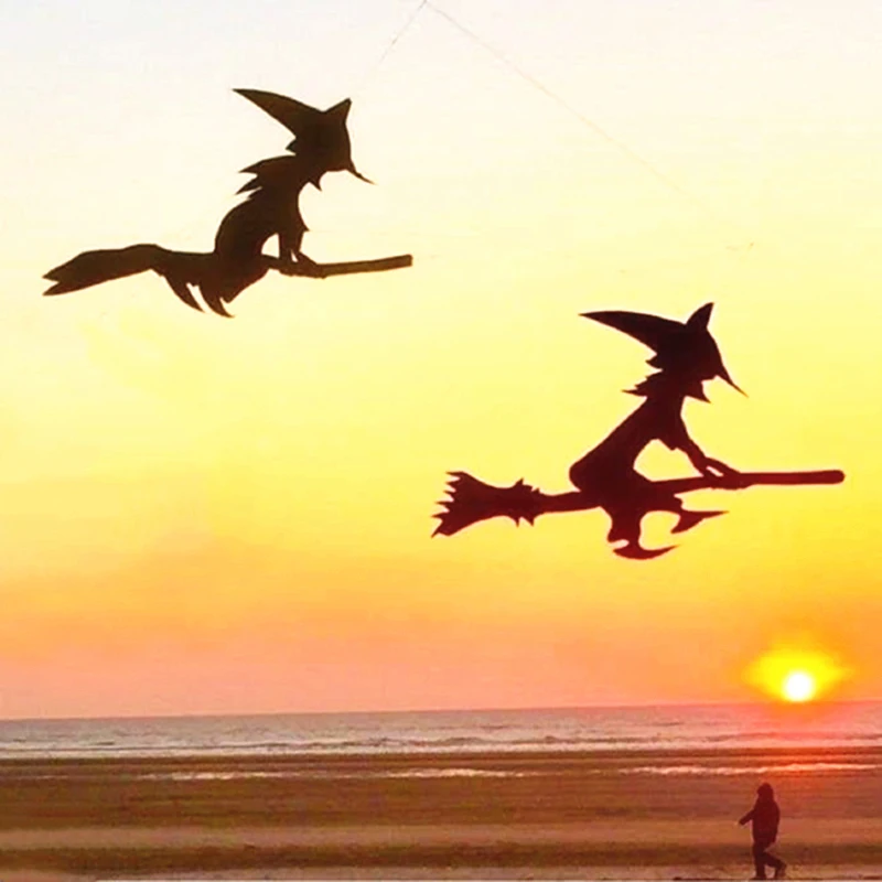 Cometas de bruja voladoras suaves para adultos, juguetes al aire libre, colgante de cometa, cometas de viento profesionales, cometas inflables de fábrica, envío gratis