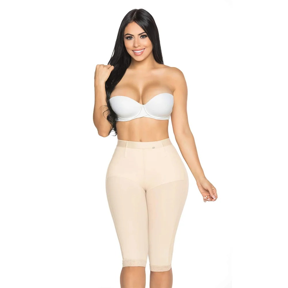 Fajas Colombianas Seamless Mid Waist Butt Lifter Pants Shapewear Women Tummy Control Body Shaper Hip Enhancer Slimming Underwear