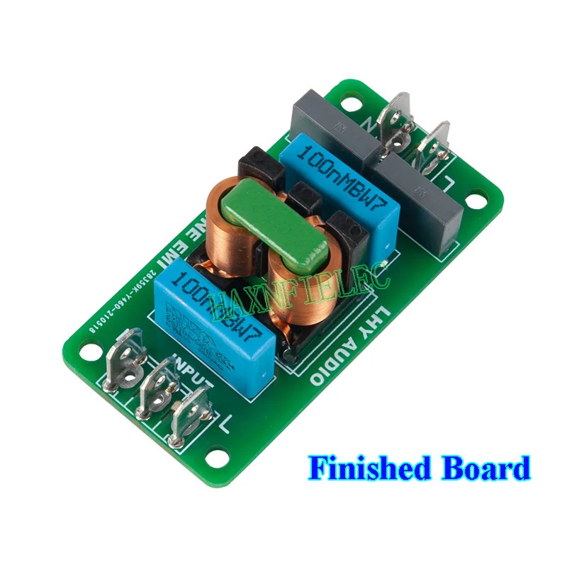 AC 220V 4A EMI Power Supply Filter Board DIY Kits AC Mains Purification HIFI Audio Noise Reduction Anti-interference