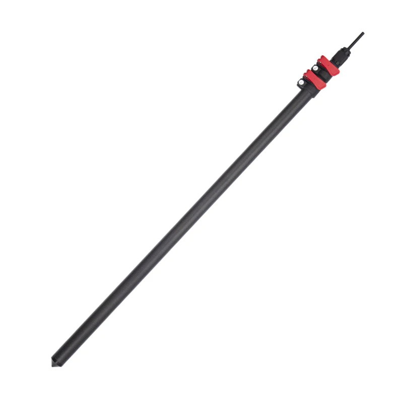 100% carbon fiber telescopic rod adjustable tube, window cleaning rod with lockable device customizable length