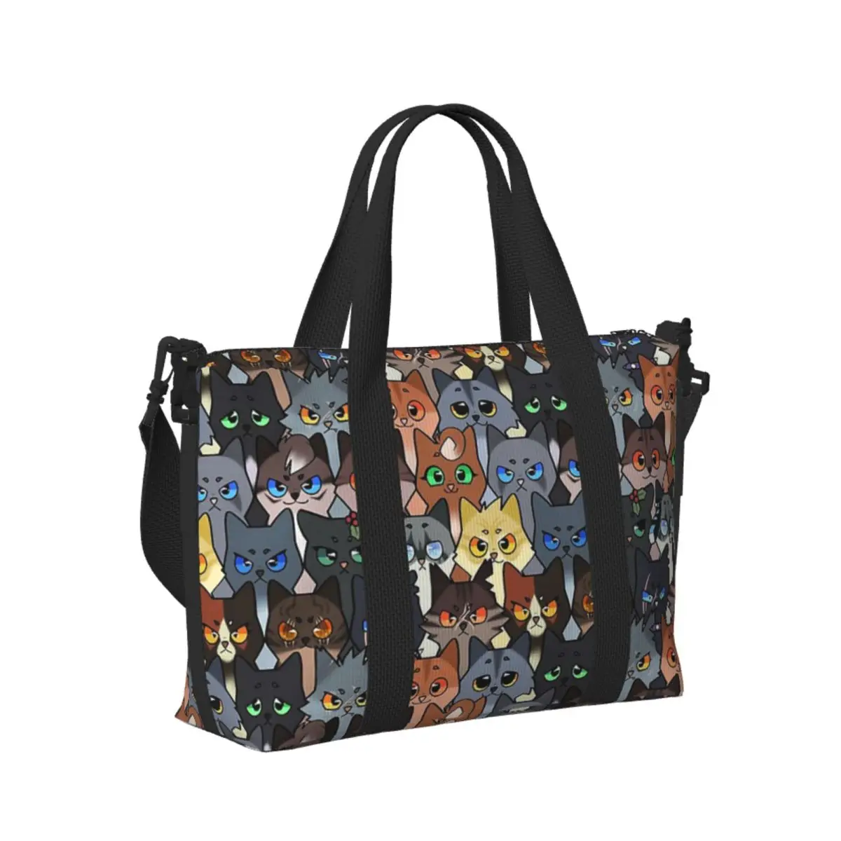 

Custom Warrior Kits Beach Travel Bag Large Capacity Tote Bags for Gym Yoga Women Shopping Duffle Shoulder Bag
