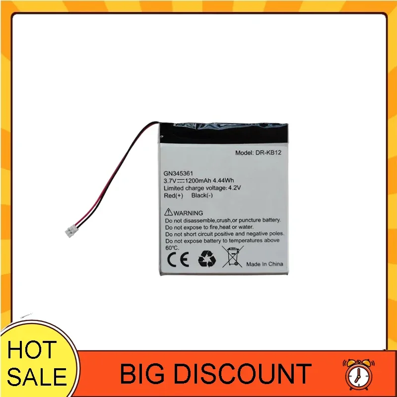 For Kobo Glo Electric Book DR-KB2 - 1200mAh Long-Lasting E-Book Reader Battery