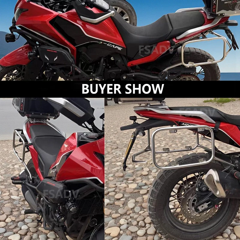 Motorcycle Side luggage Panniers Rack Side Case Box Saddlebags Bracket Accessories For Xcape 650 X-Cape 650 XCape650