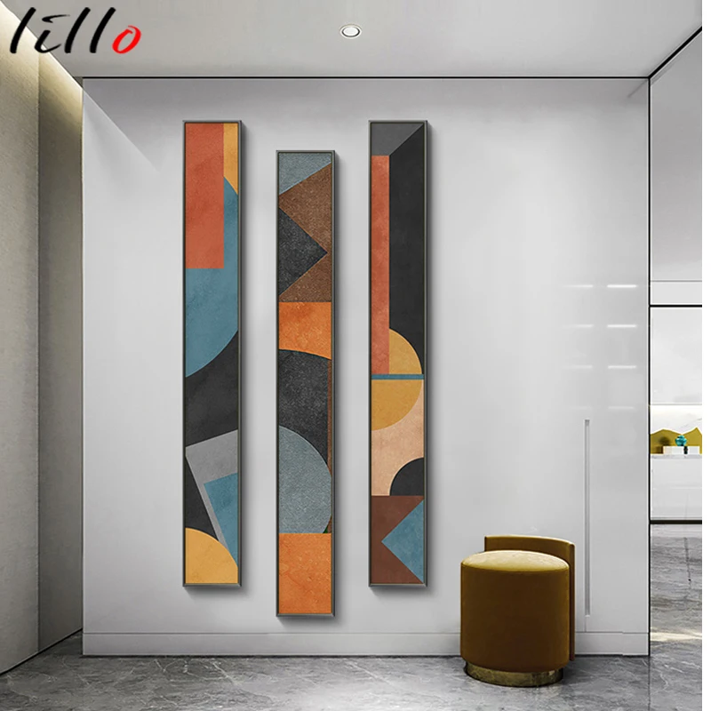 

Abstract art decorative painting double-sided simple modern sofa hanging painting creative personality wall painting bedroom
