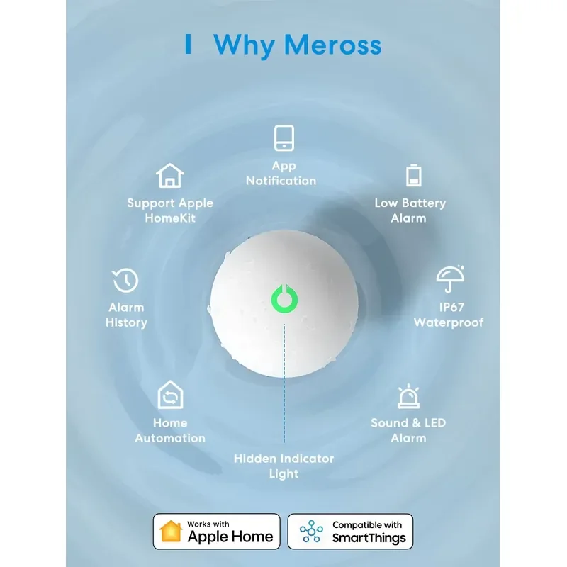MS400-Smart Water Leak Sensor