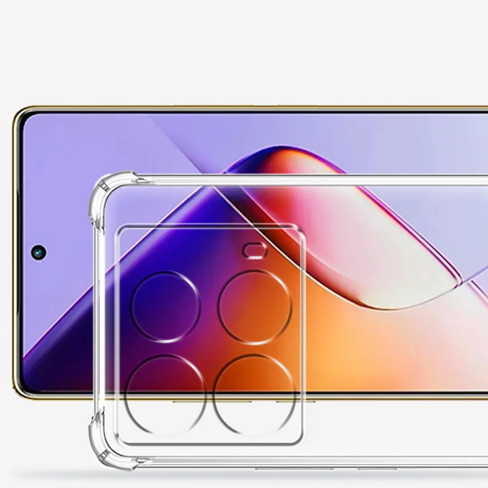For Infinix Note 40 4G Case Clear Shockproof Silicone Soft Cover For Infinix Note 40 Pro Coque Infinix Note 40 Pro Plus Fundas