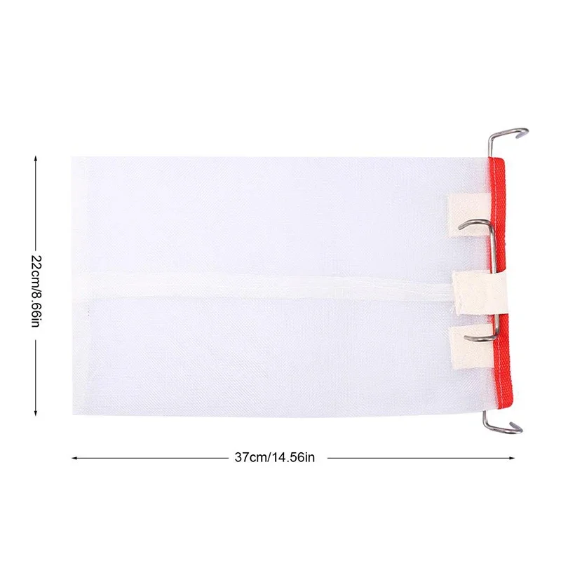 

2PCS Rectangular Honey Filter Mesh Nylon Bag Portable Honey Sieve Strainer Beekeeping Tools Honey Processing Beekeeper Supplies