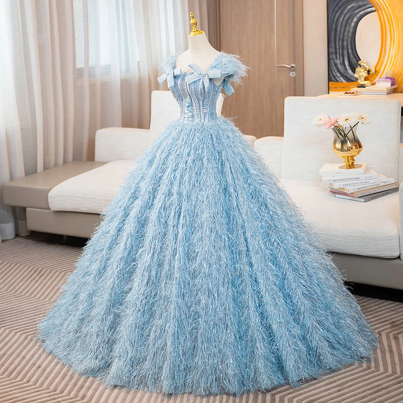 Robes Quinceanera personnalisées, robe de Rhde luxe, grande taille, robes de soirée élégantes, 15 ans, 2025