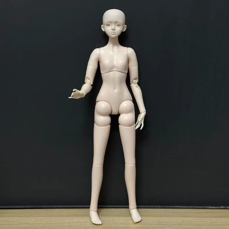 New Arrial 45cm Boy 1/4 Girl Doll Without Makeup White Skin ABS Accessories for Dress Up Toy