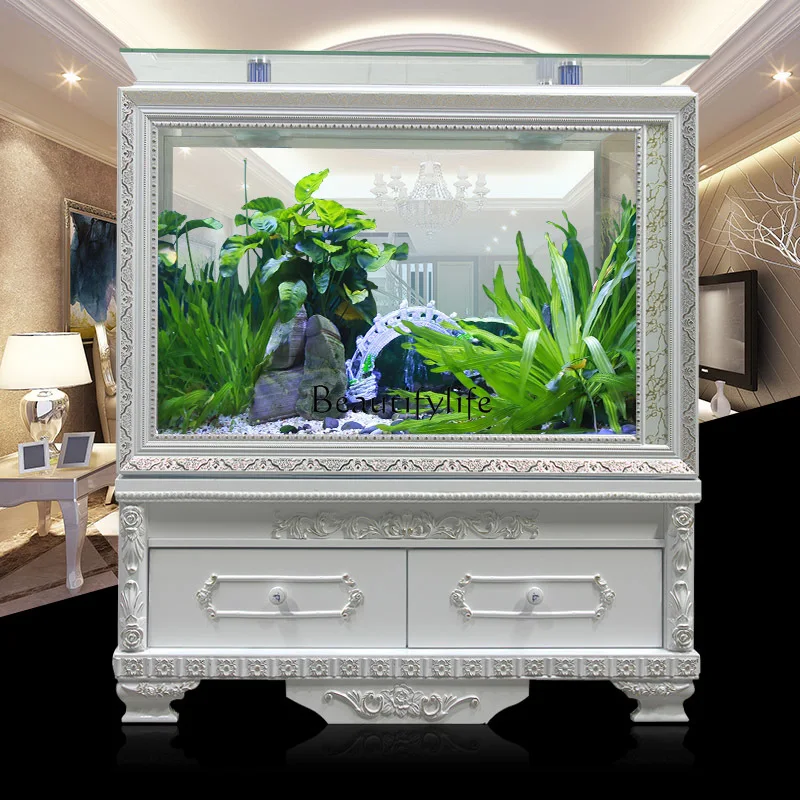 

Fish Tank Screen Hallway Hallway Modern Simple Medium Bottom Filter Ecological Aquarium