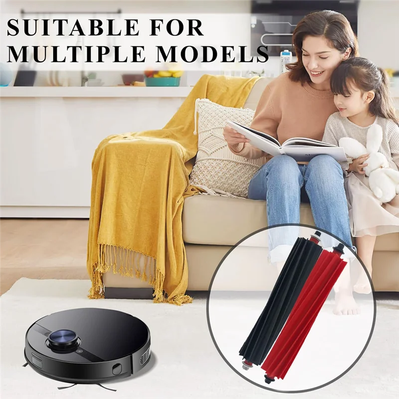 WHYY-Spazzola a doppio rullo per Roborock S8 Maxv Ultra G20s Robot aspirapolvere Accessori sostituibili Spazzola principale lavabile