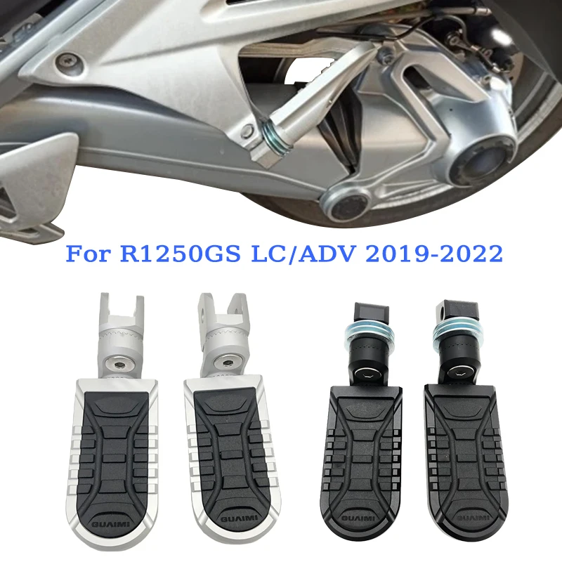 R1250GS Front&Rear Rotatable Foot Rests Foot Pegs Pedal Passenger Footpegs For BMW R1250 GS LC ADV R 1250 GS Adventure 2019-2022