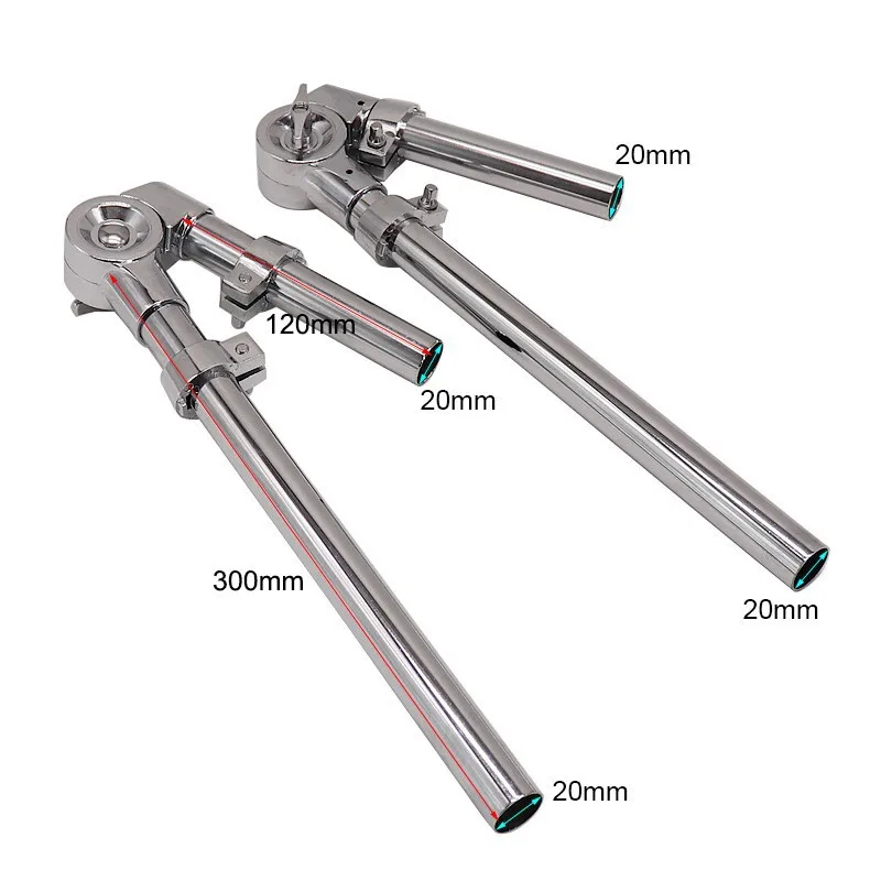Drum Hardware Replacement Parts Tom Mount Bracket, Suspension Arm & Pipe Stand for Jazz Drum Set Accessories