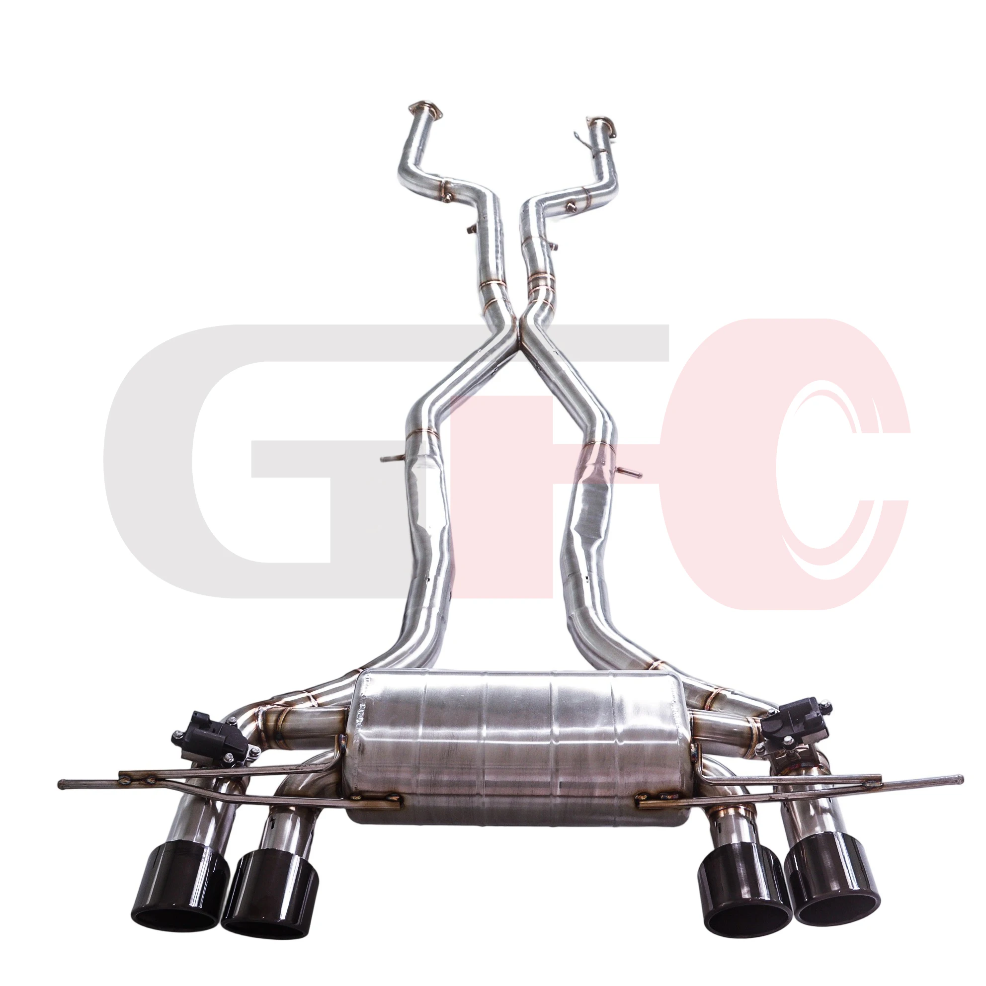 For 2019-2024 BMW M3 M4 G80 G82 G83 3.0T catback high-performance exhaust system, with electronic valve muffler, four tips
