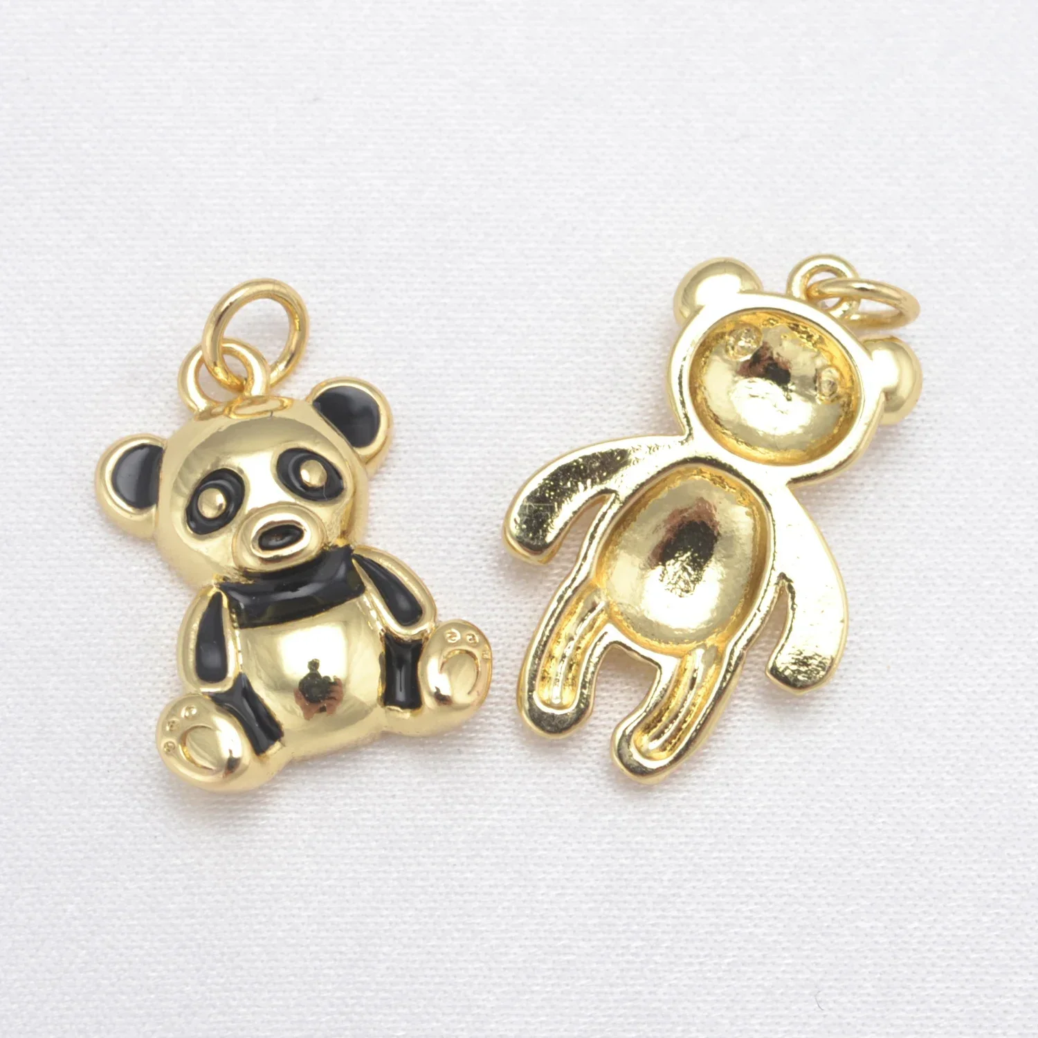 10 Pcs Pendant Jewellery Making Accessories for Woman Handmade DIY Earring Supplies Bear Charms High end Jewelry Materials