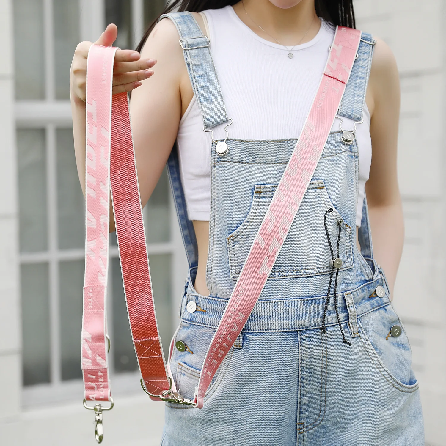 Multifunctional Running Pet Shoulder Strap Traction Strap Dog Traction Rope Free Hands Retractable Dog Rope