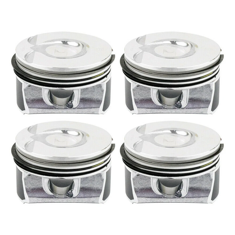 77MM 4PCS Piston & Ring 11257566019 For 2006-2016 R55-R60 MINI Cooper Countryman Paceman N14 N14B16C 1598 CC NEW