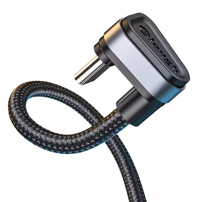 1PCS USB Type C Cable For Samsung Xiaomi mi Redmi USB C Cable 2.4A Fast Phone Charging Data Cord Type C 180 Degree USB C Cable