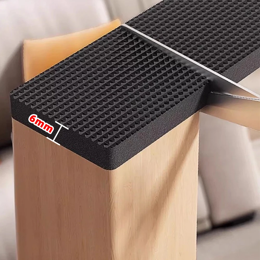 DIY Non Slip Furniture Pads Mute Mats Bumper Damper Thick Anti-Slip Pad Foot Cover Self Adhesive Table Chair Foot Protection Pad
