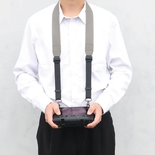 Imagen 2 del producto Cordón de control remoto para DJI RC/RC 2/RC PRO, correa ajustable para el cuello con correas para colgar pantalla para Mini 3/3Pro/Mavic 3/Air 3