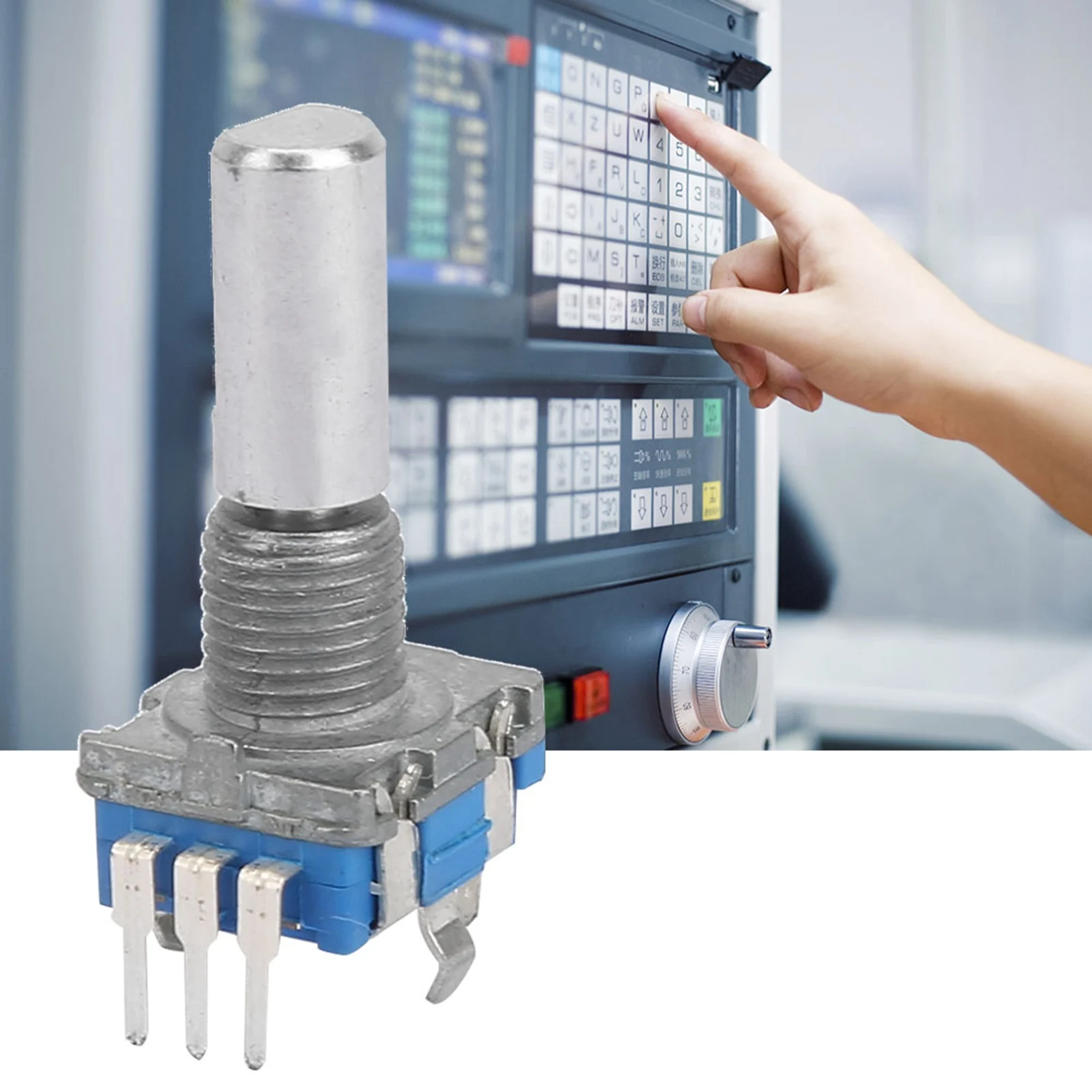 

10pcs EC11 Rotary Encoder Coding Switch Digital Potentiometer with Switch 5 Pin