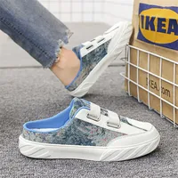 Canvas 39-40 Designer Slippers Sandals Men 2024 Sports Shoes Men 2024 Sneakers Sapateni Newest Funny Sheos Type Loafers