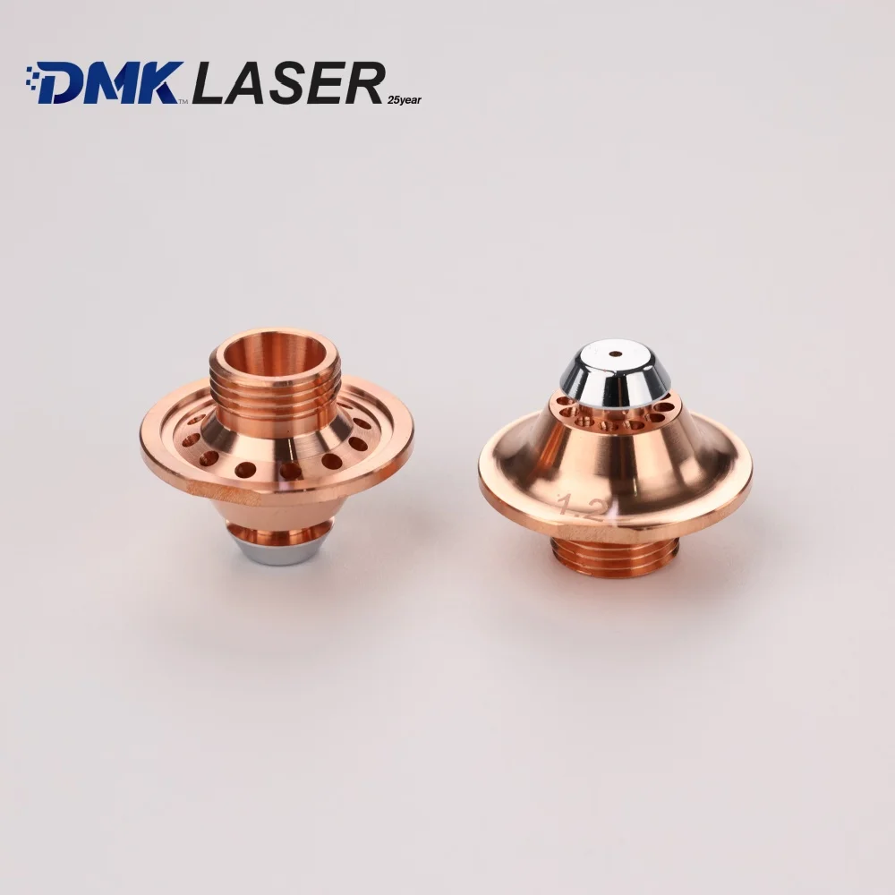 Amada D25 H20 M12 water cooled high speed single double layercutting copper nozzle for laser cutting machine accessories nozzle