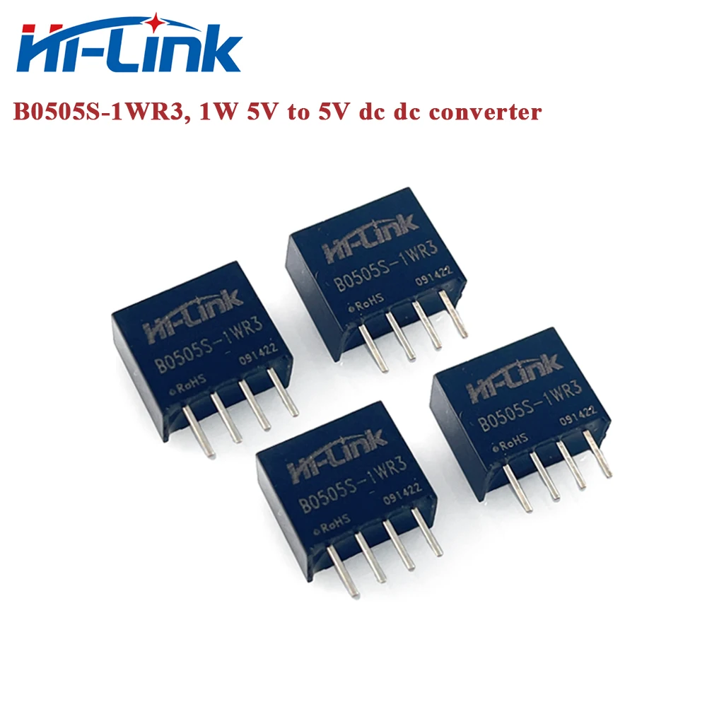 Free Ship 15pcs B0505S-1WR3 5v 200ma 1w DC DC Converter Power Supply Module HLK-1D0505A