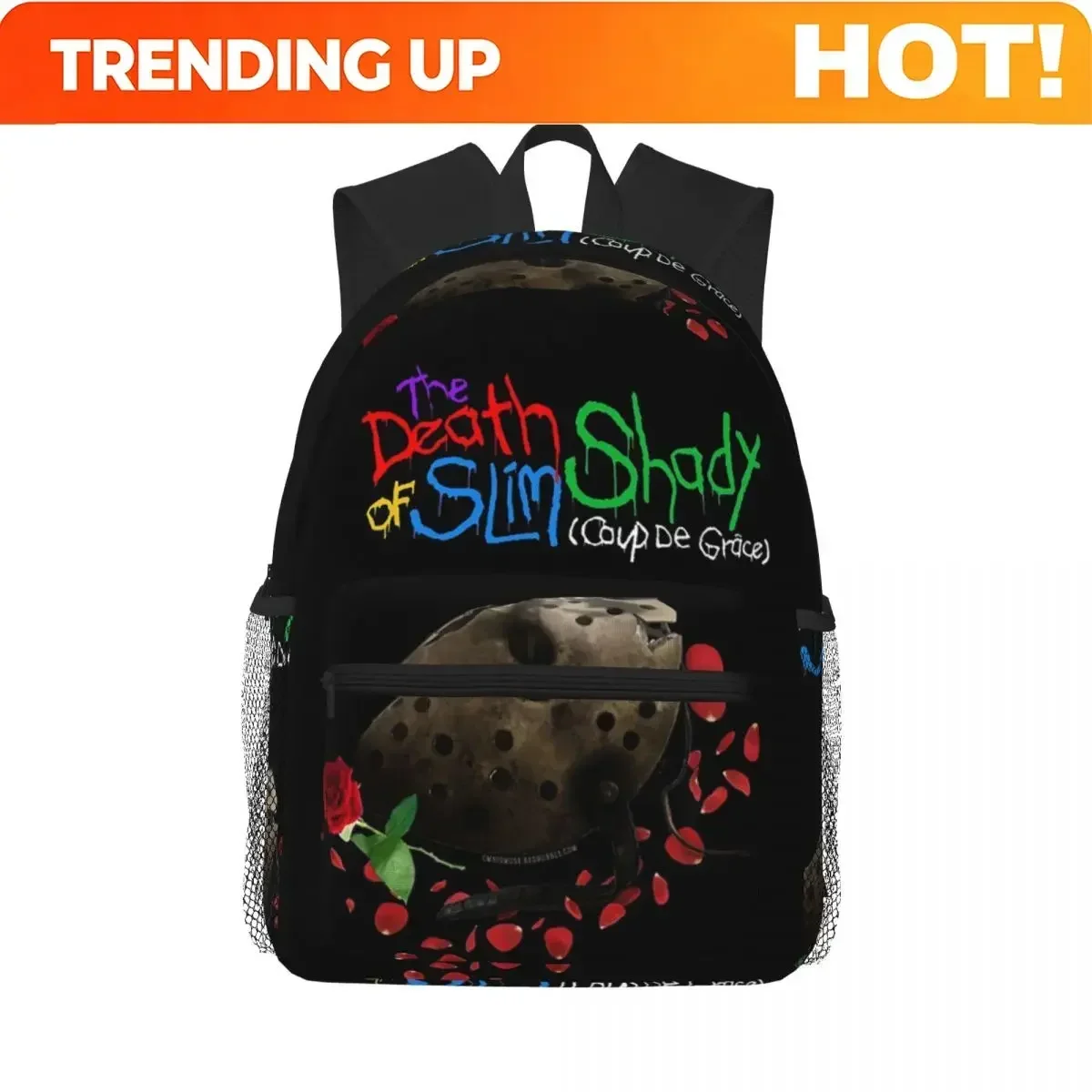Custom Bag Hello My Name Is Slim Shady Eminem Student Backpack School Bag Hiking Travel Daypack For Men Women Fashion Bookbag Sh