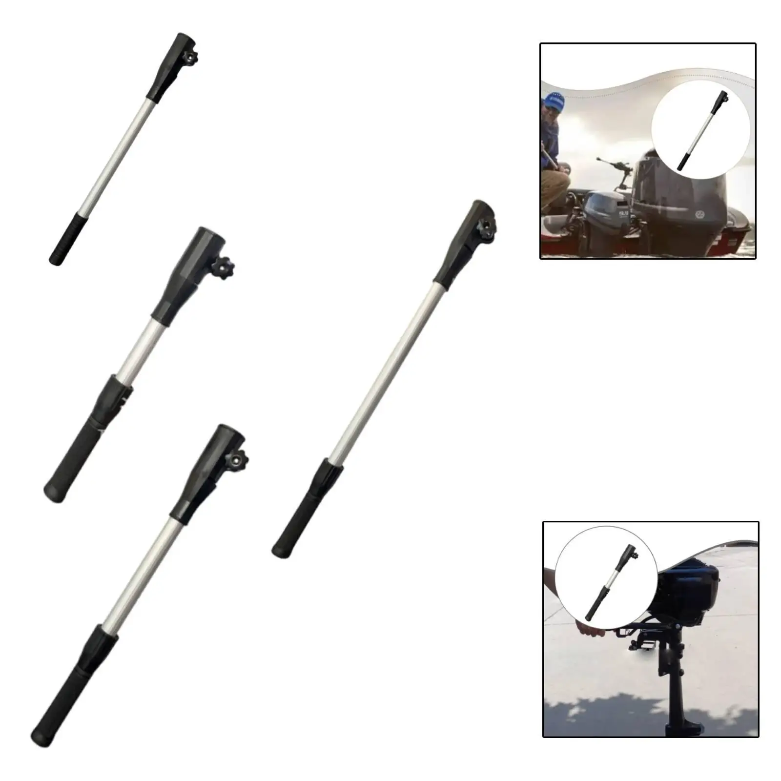 Outboard Tiller Handle Extension Durability Easy to Install Ergonomic Grip