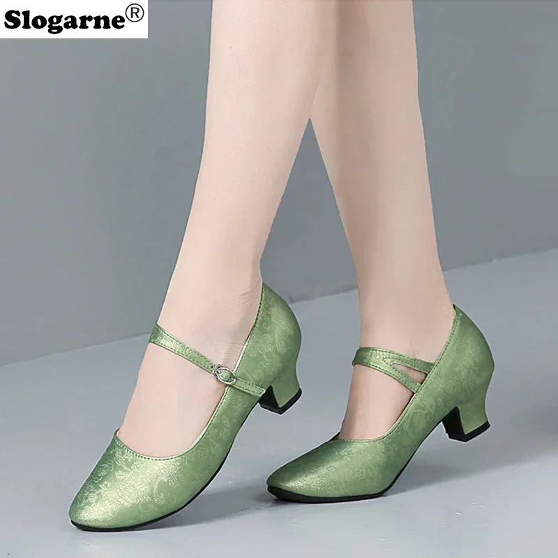

Women Ballroom Dance Shoes Woman Soft PU Leahter Modern Latin Shoes Salsa Jazz Waltz Tango Dancing Shoes Dance Sandals Footwear