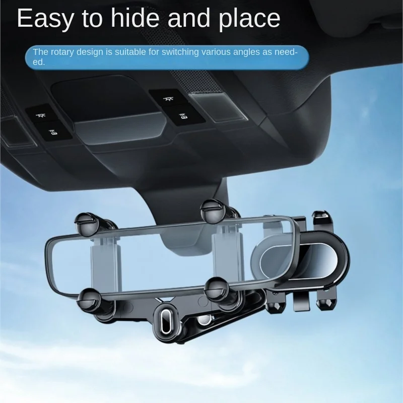 Design Sense Advanced Car Rearview Mirror Rearview Mirror Bracket Navigation Retractable Multi-function Mobile Phone Holder New