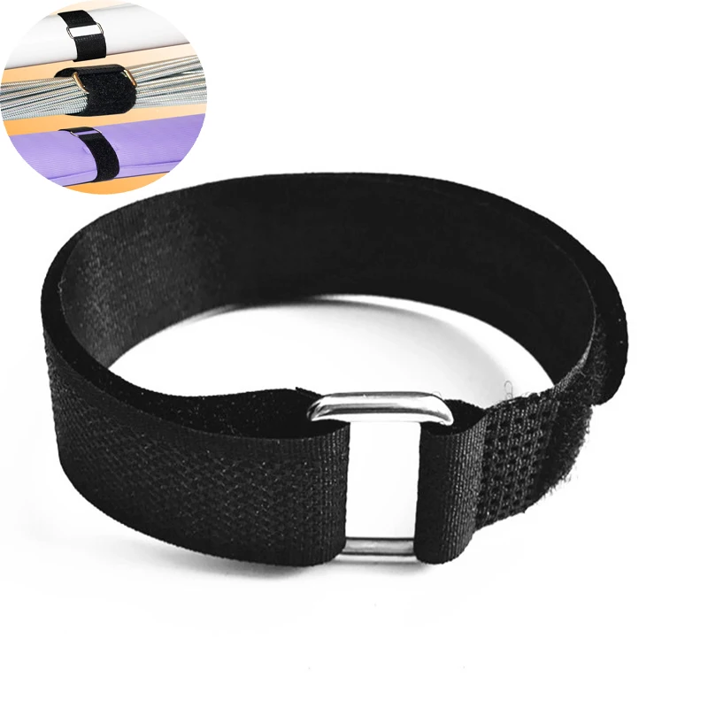 5-Pack Management Straps Reusable Nylon Reverse Buckle Straps Power Cord Organizer Multi-Gauge Multi-Color Cable Ties