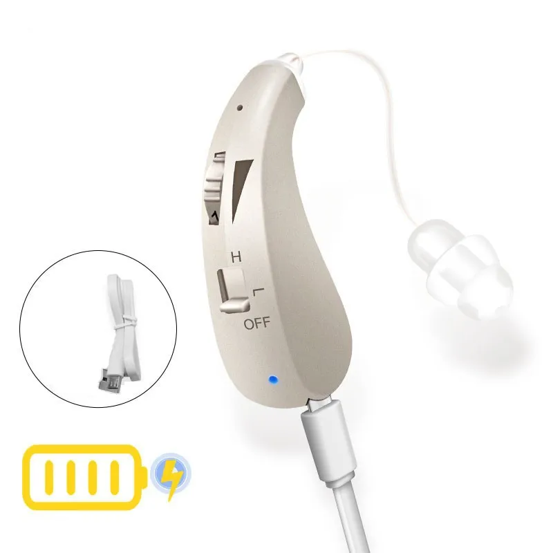Sound Amplifier Auxiliary Listening Headphones Amplifier Rechargeable