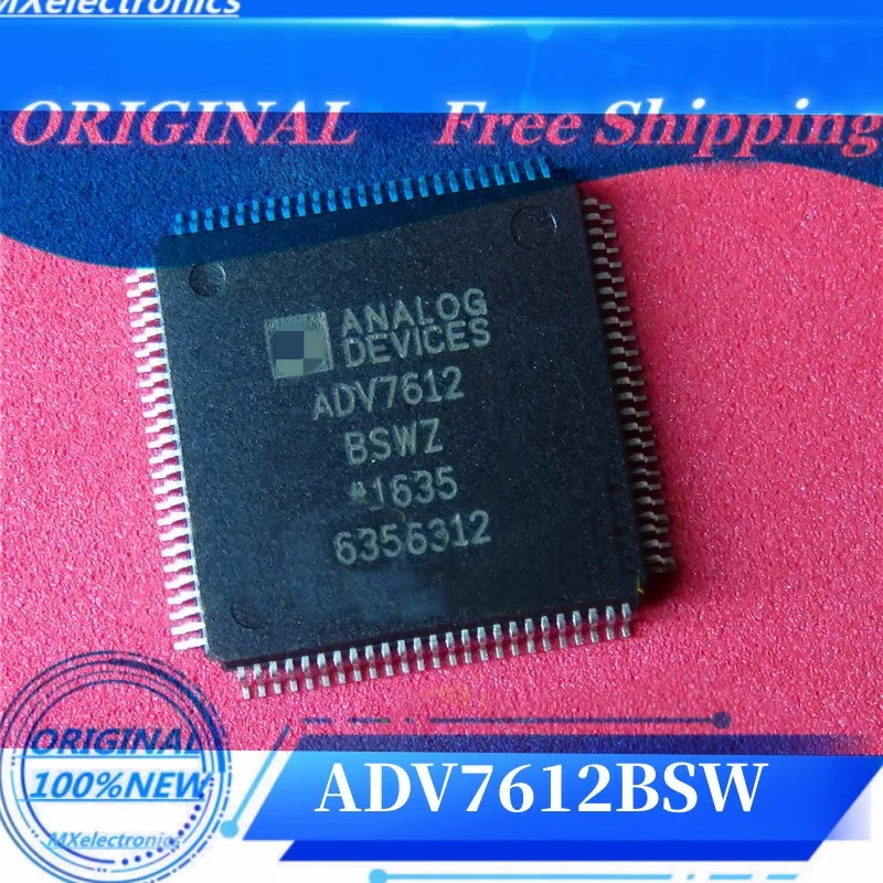 1-10PCS  NEW100% ADV7612BSWZ ADV7612 ADV7612BSW QFP-100PIN ORIGINAL