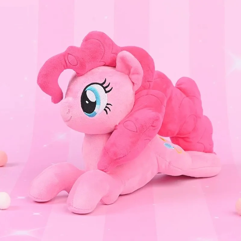 My Little Pony-muñeco de peluche de 30cm, prototipo de posición tumbada, muñeco de peluche para niña, almohada para dormir para mascota bonita de celebridad de Internet