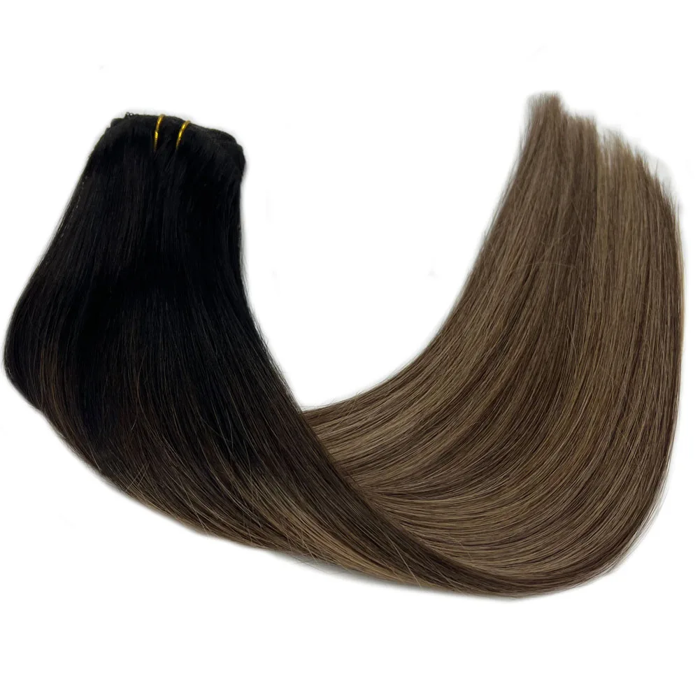 Kayla Lace Clip In Hair Extensions 80g-120g Invisible Hidden Clip Ins 100% Human Hair