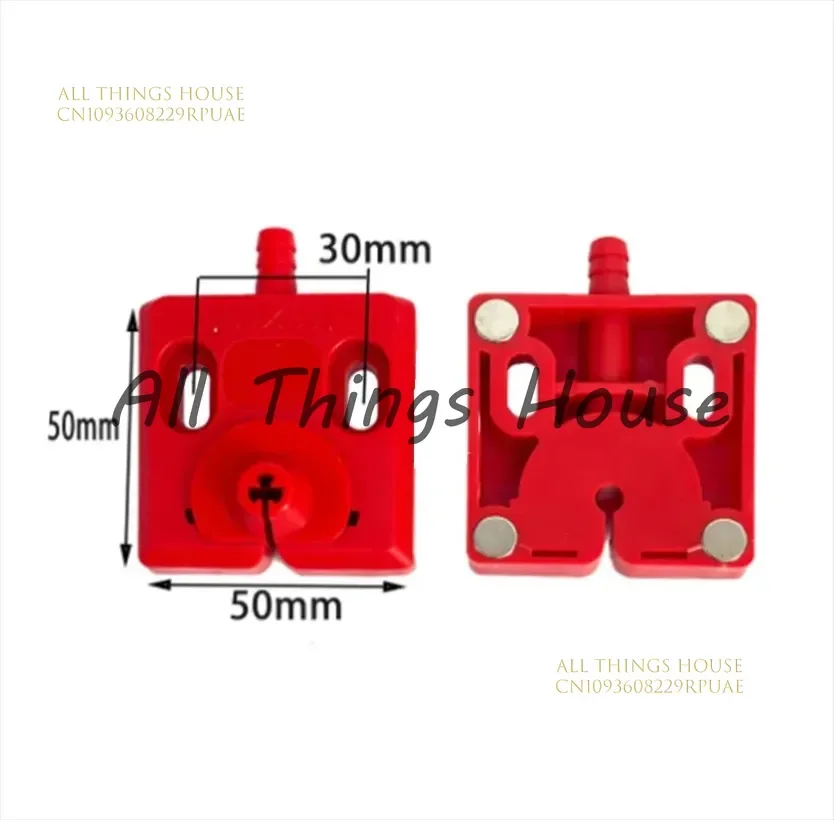 

EDM Plastic Water Jet Panel Cooling Plate With Magnet W50*L50mm for Wire Cutting Machine 2pcs