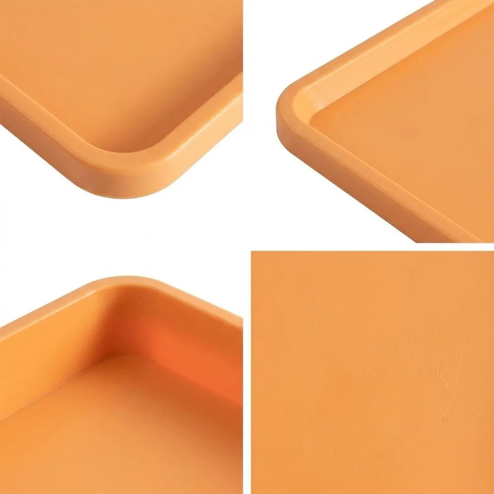 Drain Pan Compatible with Most Front Load Washing Machines - Plastic Water Catch Box for Laundry Room Floor Protection