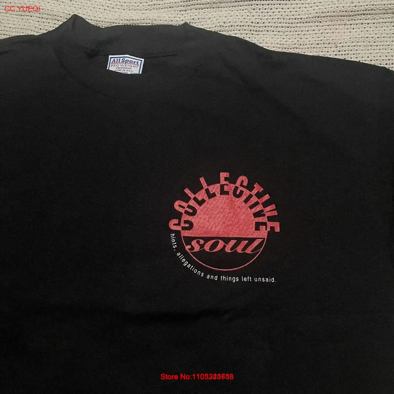 

SHINE Original 1993 COLLECTIVE SOUL XL T Shirt HINTS ALLEGATIONS Album Vintage vintage Washed Comfortable Stretched