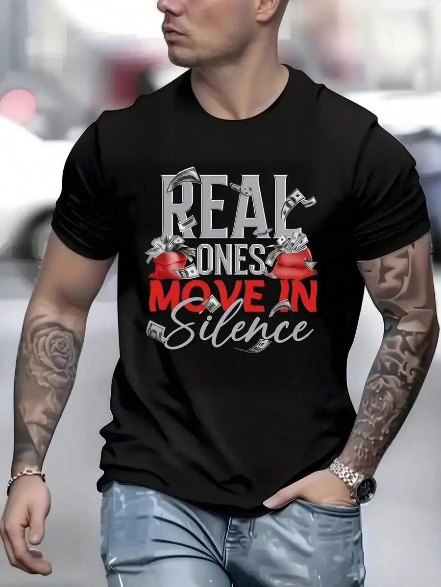Men's Fun 'Real Bones Moving' Skull Bandage T-Shirt - Casual Crew Neck Summer T-Shirt, Men's Casual Fashion T-Shirt, Satirical L
